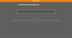 Desktop Screenshot of ianandanthonyaregay.com