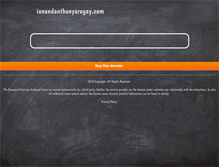 Tablet Screenshot of ianandanthonyaregay.com